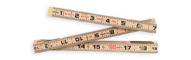 Wooden Folding Ruler